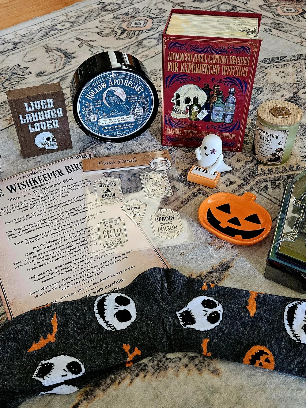 Haunted Halloween Mystery Box Spooky Goth Surprise Gift Box